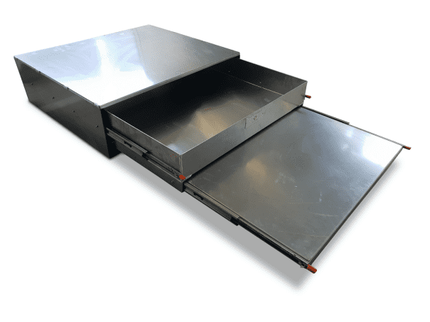 670mm W x 600mm D x 260mm H Canopy Cargo Drawer + Slide Out Bench (Aus Made) - 3